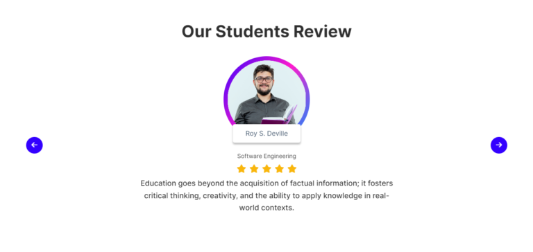 student review