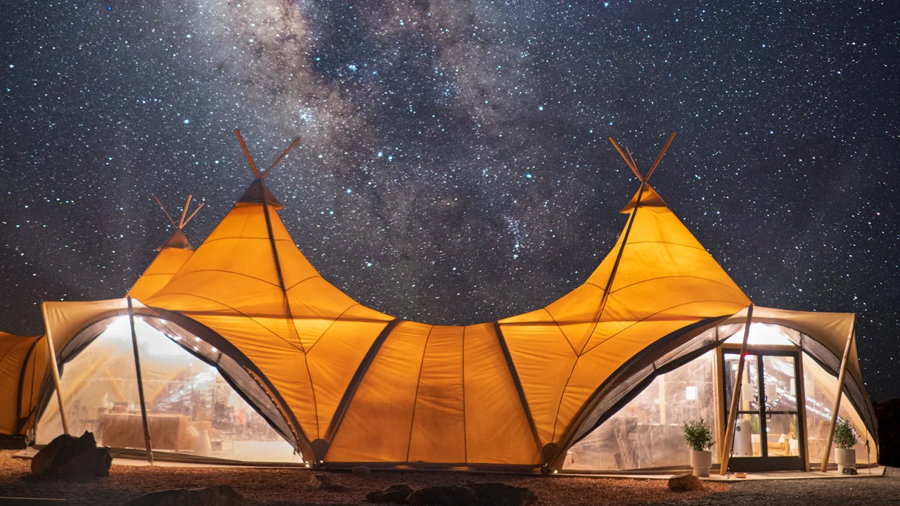 This luxury tent camp has celestial credentials